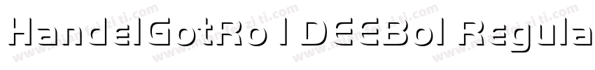 HandelGotRo1DEEBol Regular字体转换